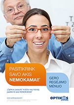 „Optikos pasaulyje“ – gero regėjimo mėnuo. Pasitikrink savo akis NEMOKAMAI! „Optikos pasaulyje“ – gero regėjimo mėnuo. Pasitikrink savo akis NEMOKAMAI!