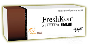 1-Day NAUJIENA! Freshkon Alluring Eyes vienadieniai spalvoti lęšiai