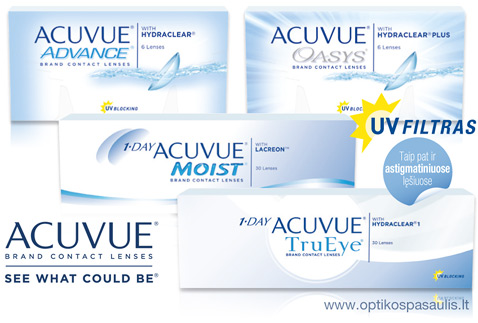 Johnson's ACUVUE kontaktiniai lęšiai