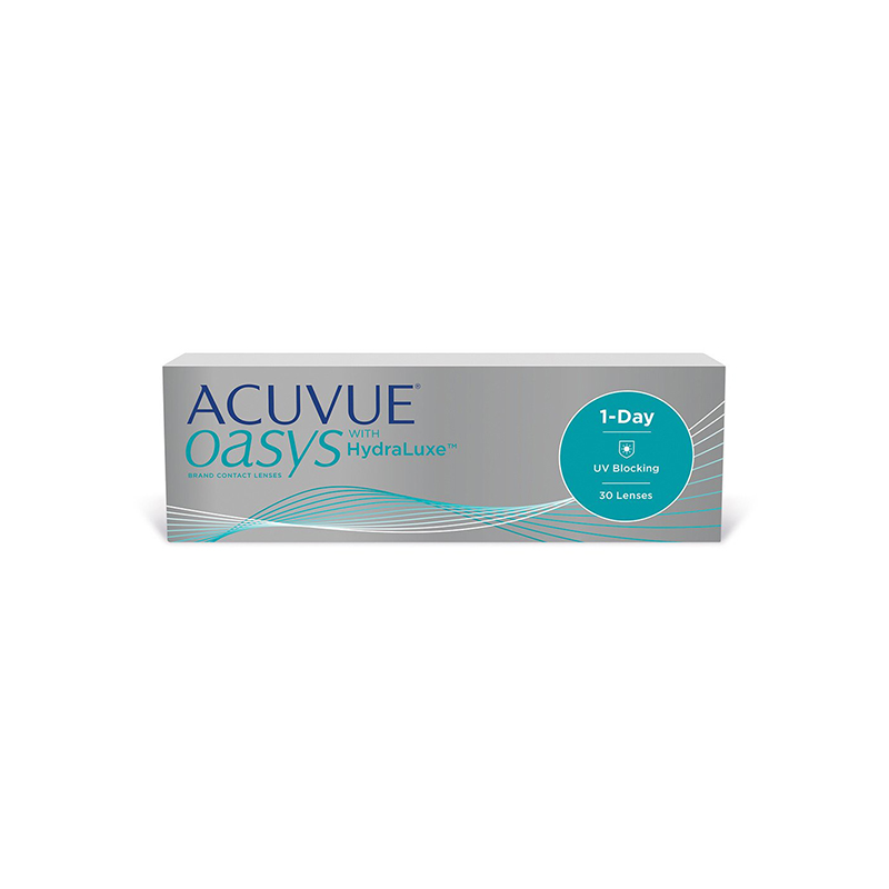 Kontaktinių lęšių Acuvue Oasys dėžutė