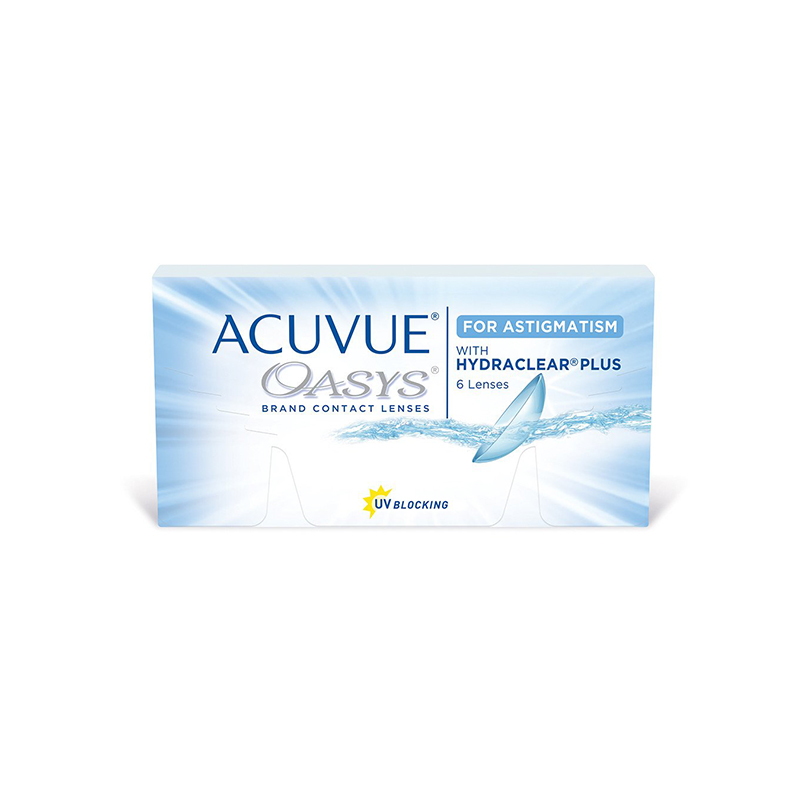 Pakuotė astigmatinių kontaktinių lęšių „Acuvue Oasys"