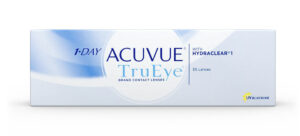 1-Day Acyvue TruEye kontaktinių lęšių dėžutė